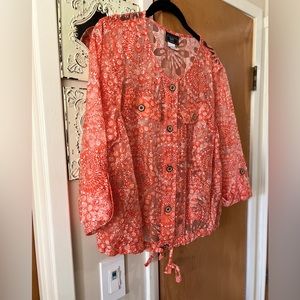 Lark Lan Sheer Cropped Jacket